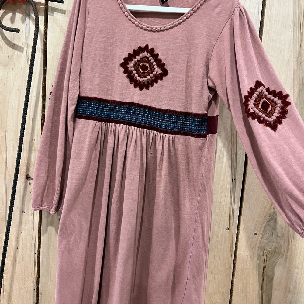 Pink Long Sleeve dress